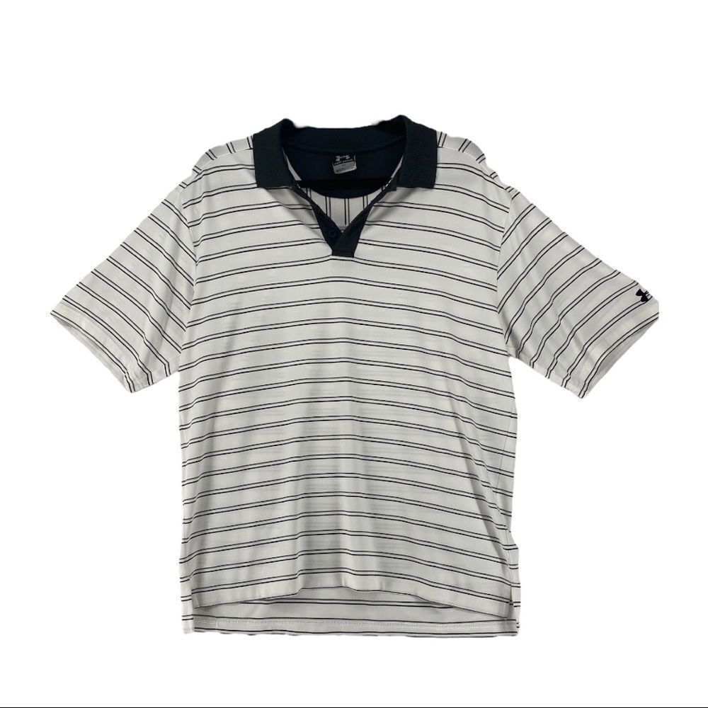Under Armour Men's Medium Striped Polo